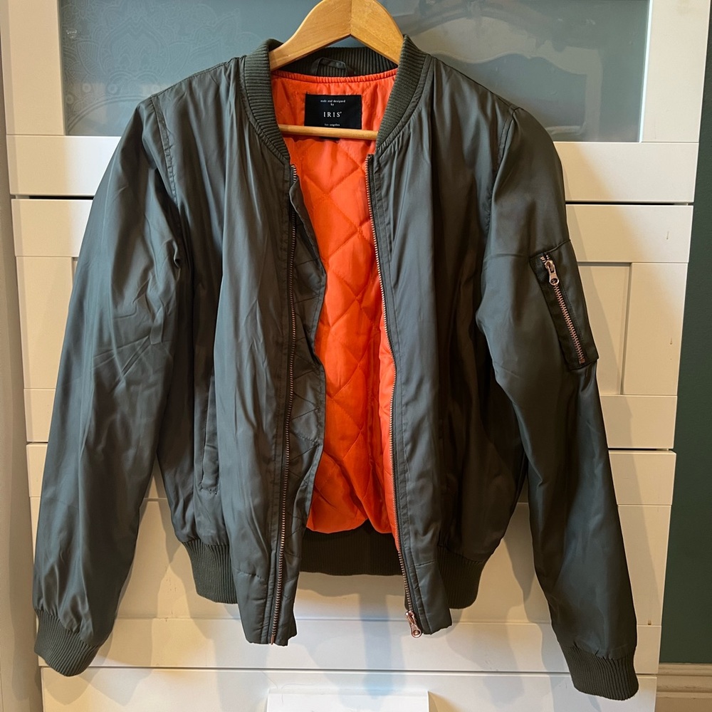 Green Bomber Jacket